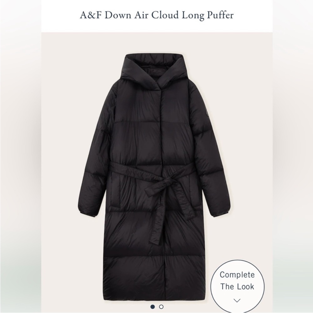 Abercrombie & Fitch Air Cloud Long Puffer
